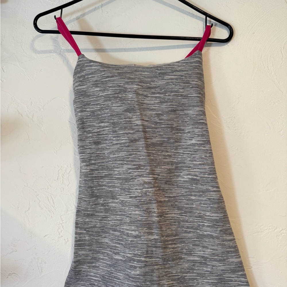 Lulu Lemon Gray and Pink Women's Top